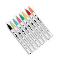 Watercolor Brush Pen Marker Set for Adult Coloring Books, Manga, Calligraphy, Hand Lettering, Bullet Journal Pens