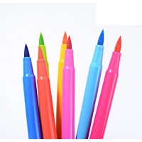 School Supplies Customized Drawing Marker Watercolor pen soft lettering Brush Pen